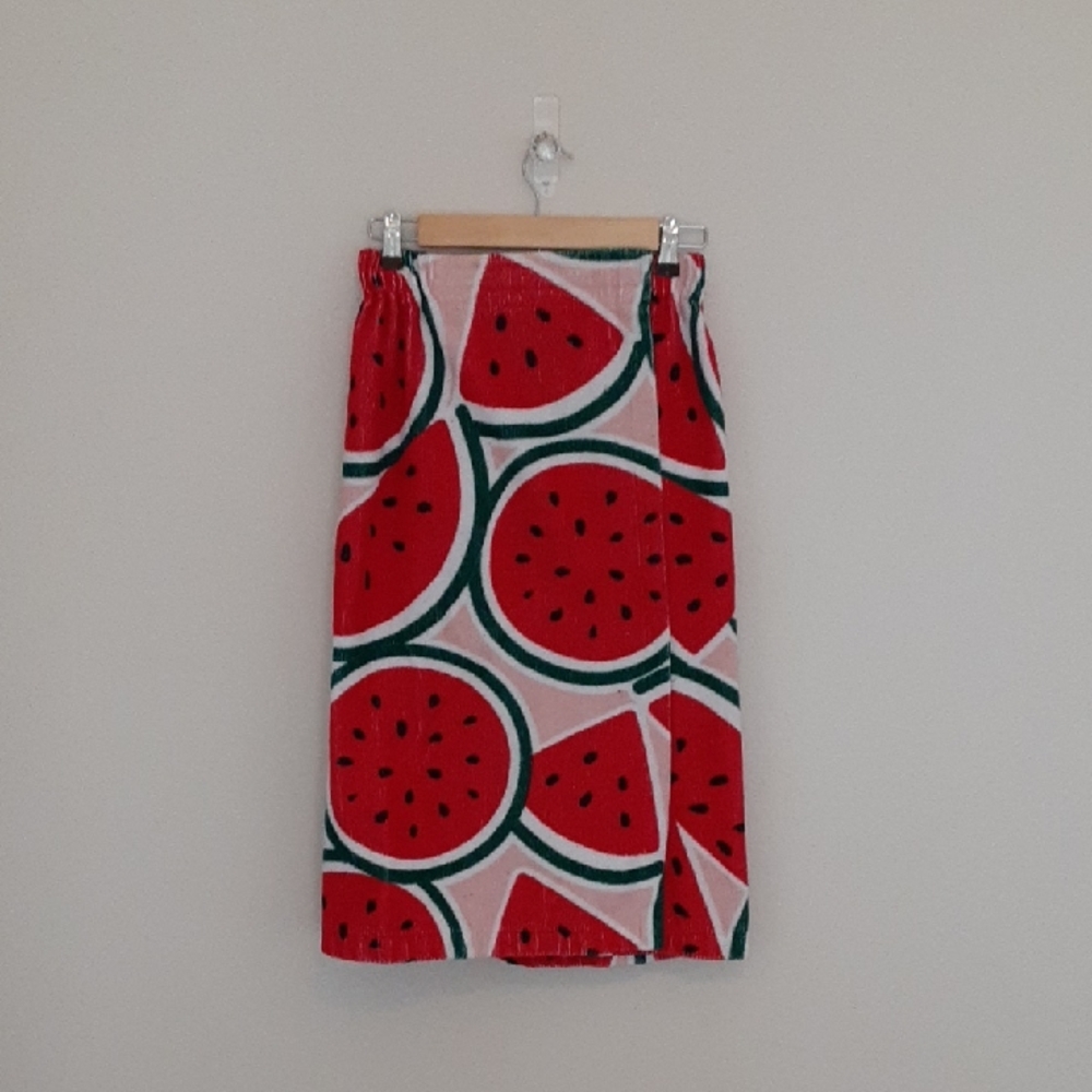 Simple By Design Velcro Watermelon Print Towel Dress
